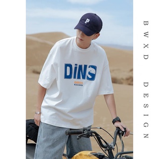 Áo thun cotton chữ DINO hai màu đen trắng đẹp dày dặn [FREESHIP] Áo phông nam nữ đẹp nhất, áo thun đẹp