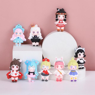 new blind box, mini world, flower shop, hand-made girl group, Talí, hidden skin, dream song, doll,