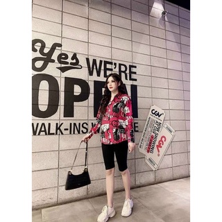 SET ÁO SƠMI + QUẦN LEGGING NGỐ