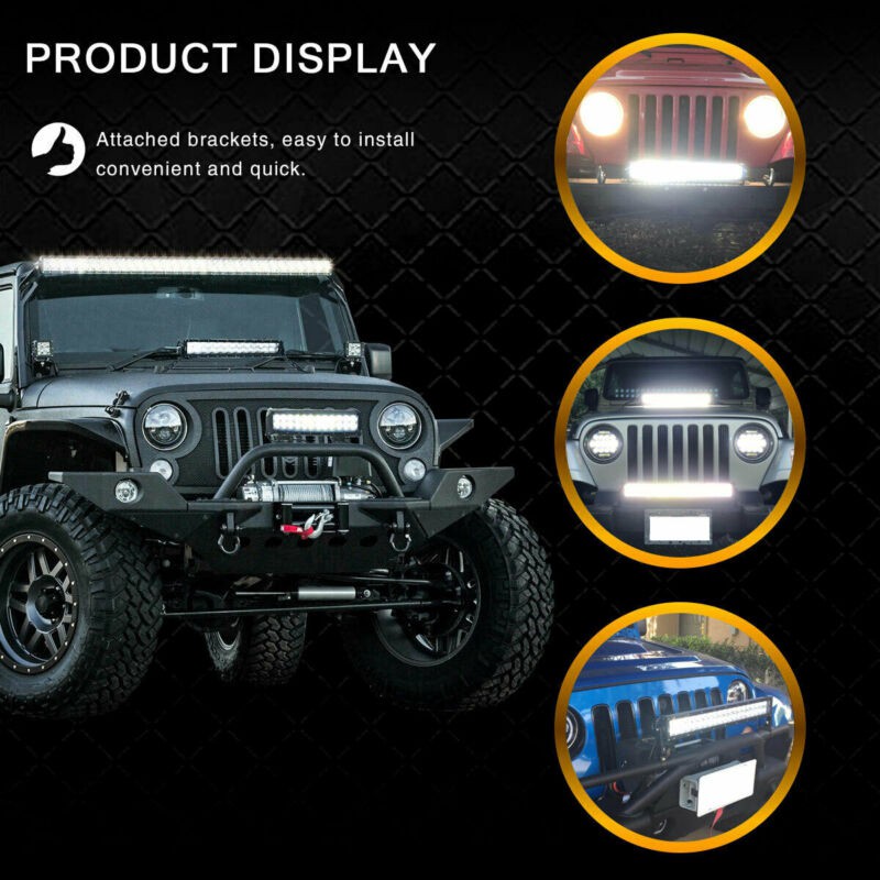 High Quality 22 Inch 120W LED Work Light Bar 6000K Spot Offroad Pickup SUV UTE ATV