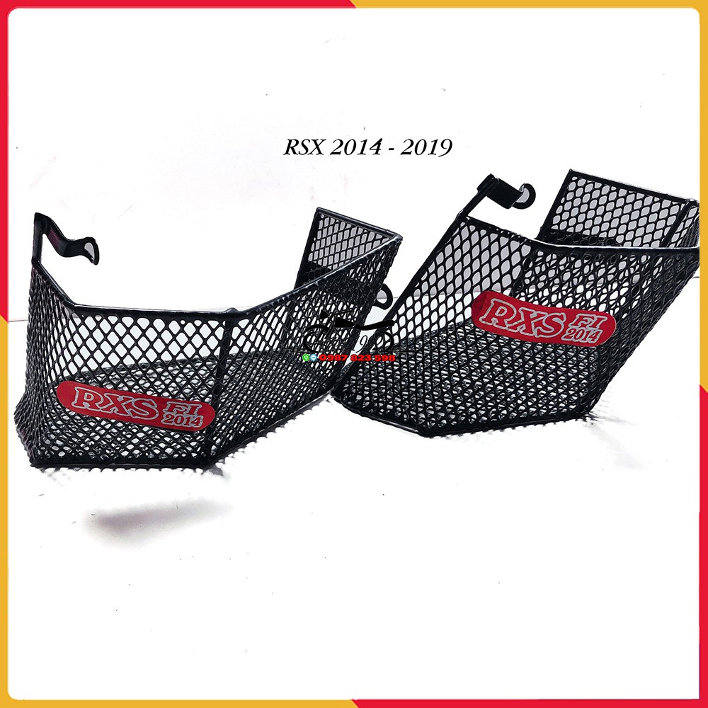 ★  Giỏ Cạnh - Rổ Hông Wave Rsx 2014 - 2019 Lưới Thép Sơn Tĩnh Điện  ★