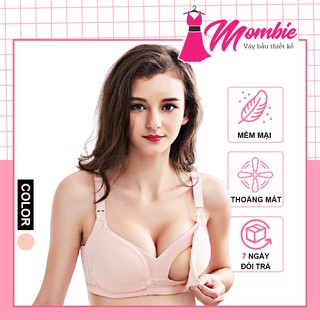 Đồ bộ bầu, Áo ngực bầu cho bú tiện lợi có nút cởi giữa chất liệu mềm mại thoáng mát