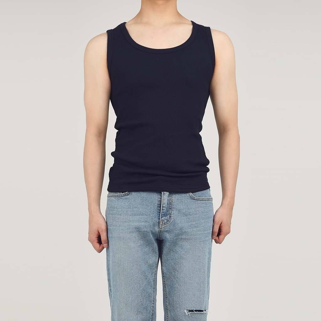 Áo Thun Không Tay Phong Cách Hàn Quốc Với Ống Tay Áo Dài Vừa Vặn 80% Cotton