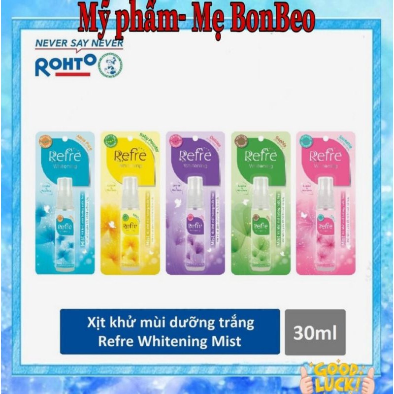 (2023) Xịt khử mùi dưỡng trắng hương nước hoa Refre 30ml | BigBuy360 - bigbuy360.vn