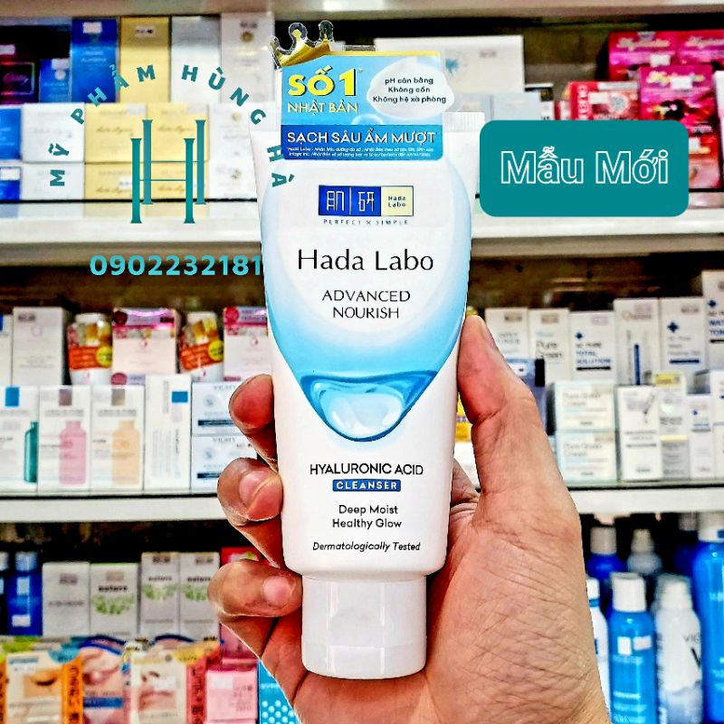 Sữa rửa mặt dưỡng ẩm tối ưu Hada Labo Advanced Nourish 80g