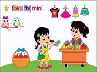 Combo 5 bộ góc dán tường mầm non