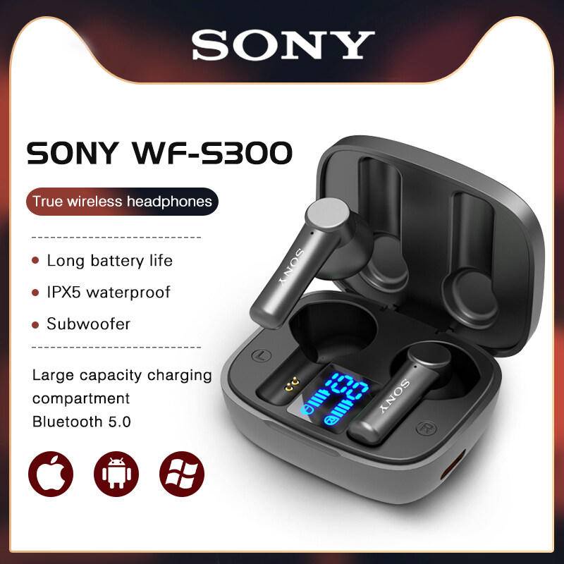 Tai Nghe Bluetooth 5.0 Không Dây SONY WF S300 WF-S300 Phong Cách Thể Thao Kèm Hộp Sạc