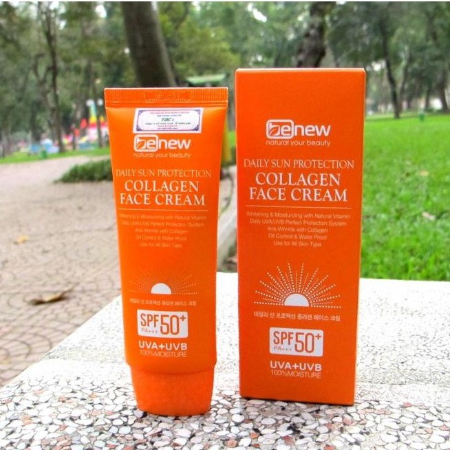 Kem Chống Nắng Collagen Benew Hàn quốc, Chống Nắng SPF 50 PA+++ ( Hàng chính hãng)