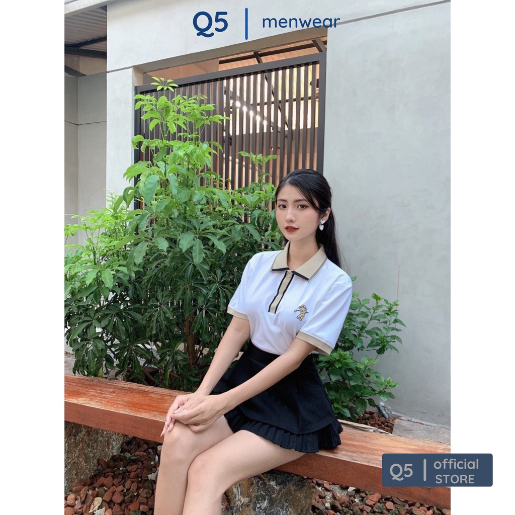 Áo Thun Nam Polo cổ bẻ Q5 vải cá sấu Cotton CVC, chuẩn form, trẻ trung, thanh lịch