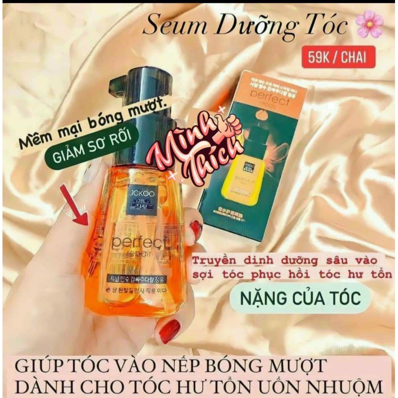 Serum dưỡng tóc chống sơ.