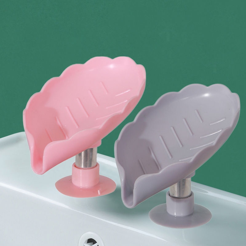 Khay Đựng Xà Phòng Hút Tường Sáng Tạo 45° Giá Đỡ Xà Phòng Có Giác Hút Dán Tường Tiện Lợi