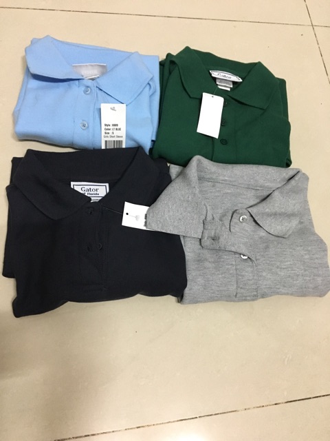 Áo thun Polo bé gái xuất xịn