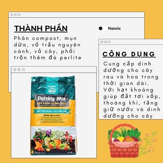 ĐẤT SẠCH TRỒNG CHẬU NAMIX(Bán theo giá 1KG)