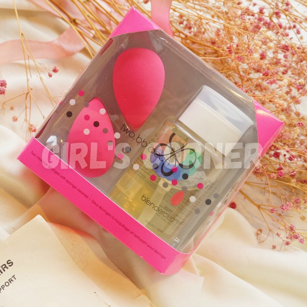 Bộ mút trang điểm Beauty Blender Two. BB. Clean Set