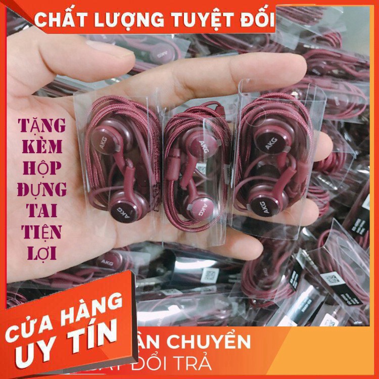 - Tai Akg S9 đỏ mận