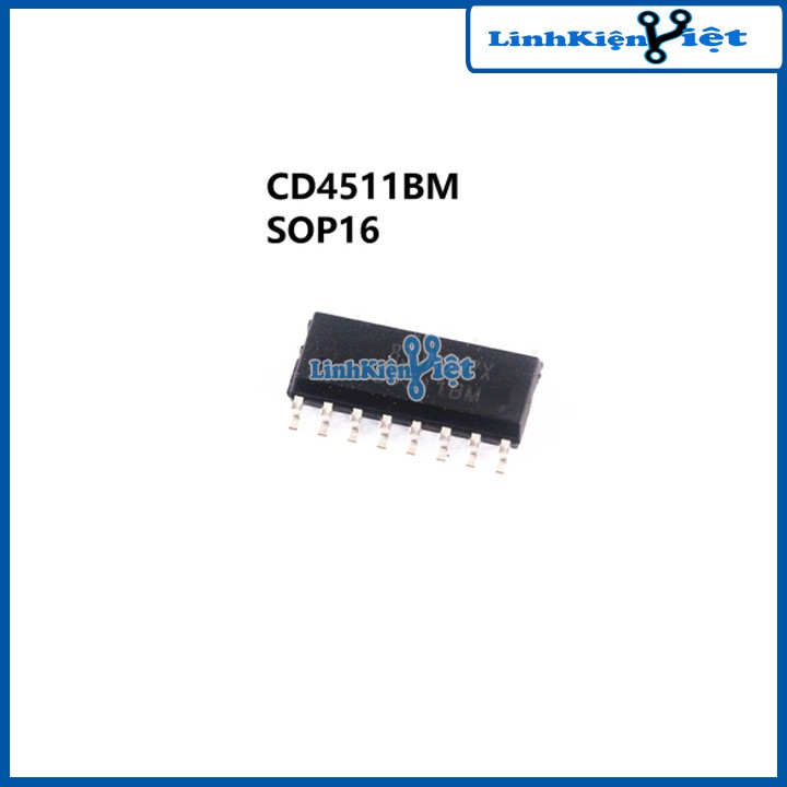 CD4511 - Chân Cắm DIP 16