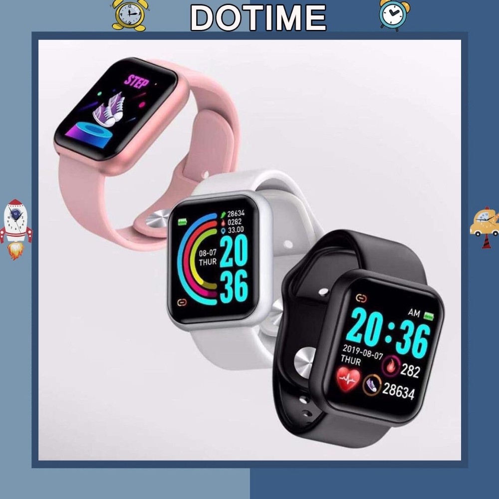 Đồng hồ đeo tay Dotime nam nữ Smart Watch thông minh Y68