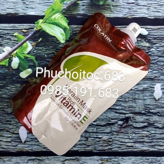 [Tặng Mũ]  KEM Ủ TÓC HẤP TÚI COLATIN VITAMIN E - COLLAGEN 500ML