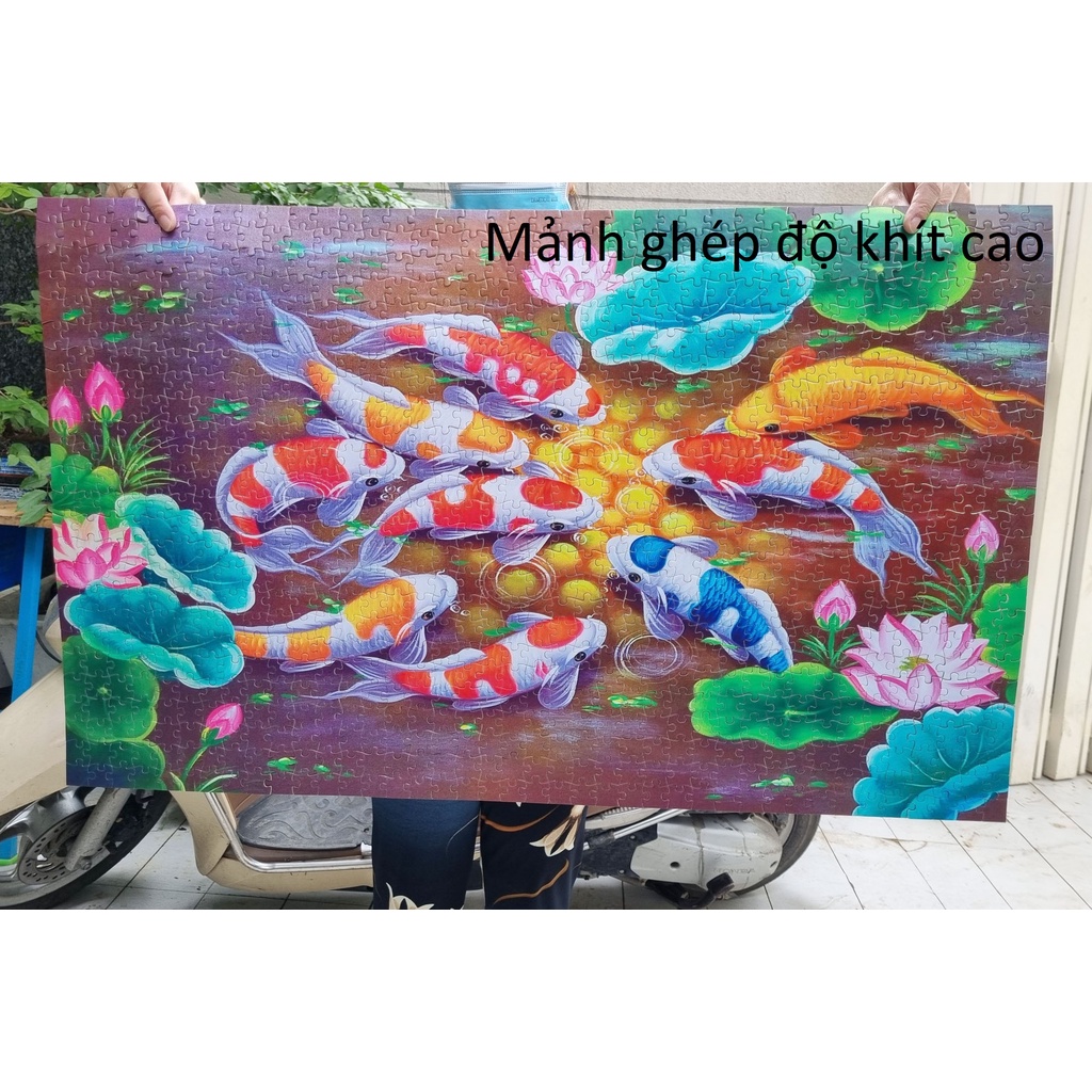 [Mã BMBAU50 giảm 10% đơn 99k] Bộ Tranh Xếp Hình Minh Châu 1000 mảnh Thuận Buồm Xuôi Gió (50x80cm)