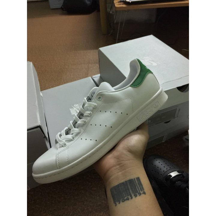 Giày adidas Stan Smith Vintage Gót Hồng Da Lộn