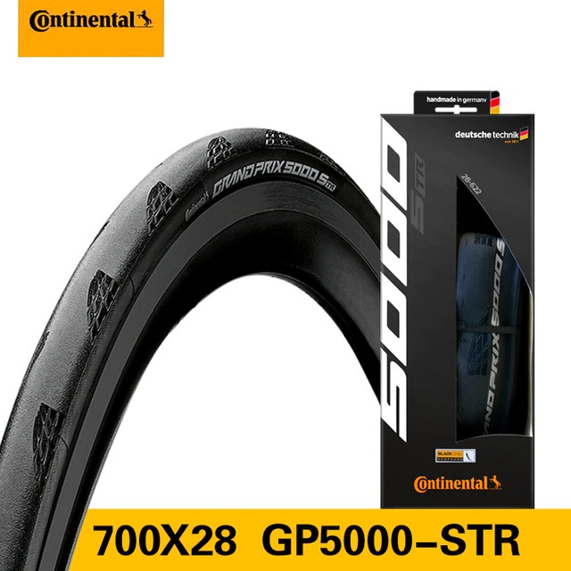 1 cái Vỏ/lốp xe đạp Continental Grand Prix 5000STR Tubuless/Hookless and Tire, dành cho vành bánh không ruột.