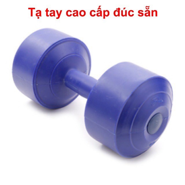 1 chiếc Tạ nhựa 3kg cao cấp bền đẹp tập gym tập thể lực đã nhồi