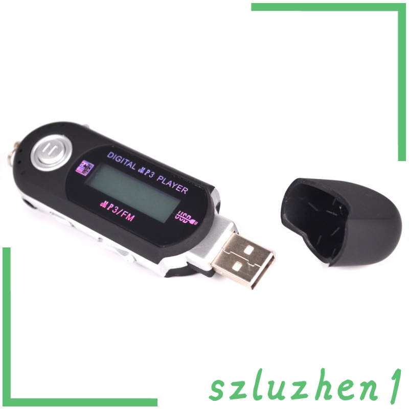 Máy Nghe Nhạc Mp3 8gb Fm Radio Màn Hình Lcd Usb 2.0 Đen