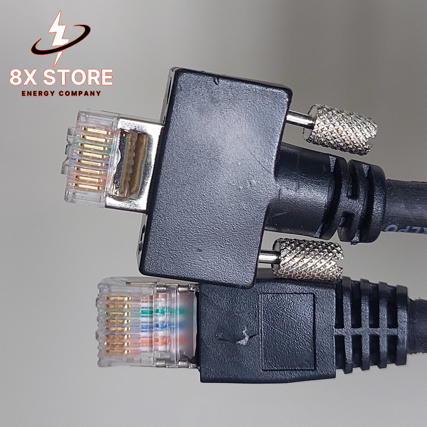 Cáp Kết Nối Camera Công Nghiệp Chuẩn GigE Cat6 Tương Thích  có ốc bắt cố định