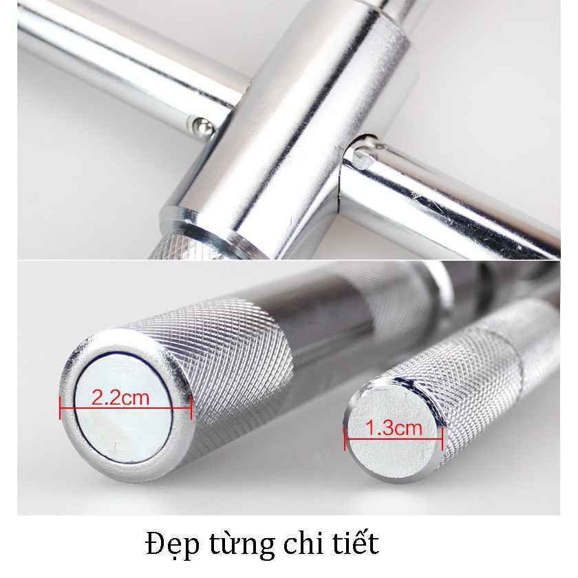 Tay công văn lốp chữ thập 4 đầu 17-19-21-23 SIÊU CẤP bền cứng