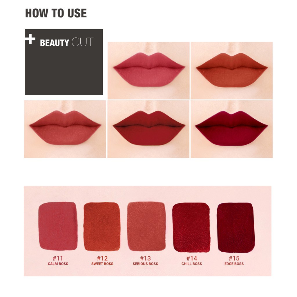 Son Kem Lì Bbia Last Velvet Lip Tint Version 1, 3, 4 Đủ Màu - Khongcoson