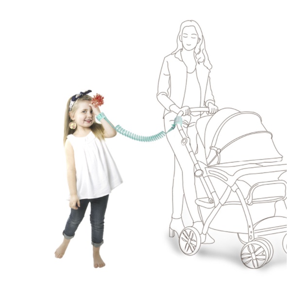Dây chống lạc Happy walk loại chất liệu cao cấp (có khóa cảm ứng)