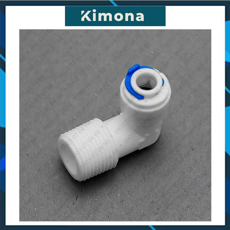 Co nối nhanh ren 21 ra ống 6mm, dùng trong máy lọc nước RO