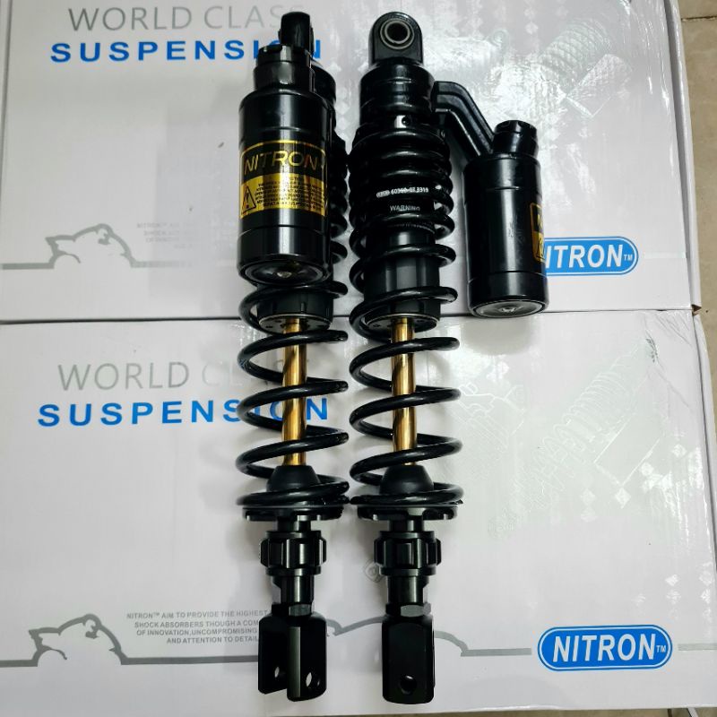 Phuộc nhún sau Nitron bình dầu gắn Sh Việt