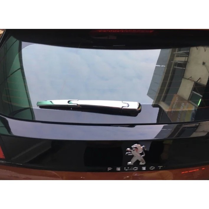Ốp trang trí cần gạt nước mưa phía sau xe Peugeot 3008 và Peugeot 5008, Ốp Crom càn gạt nước Peugeot