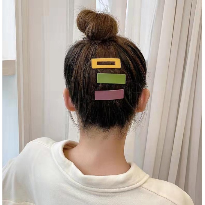 📛 RẺ VÔ ĐỊCH 📛 CẶP TÓC NHÁM MÀU TRƠN ĐƠN GIẢN