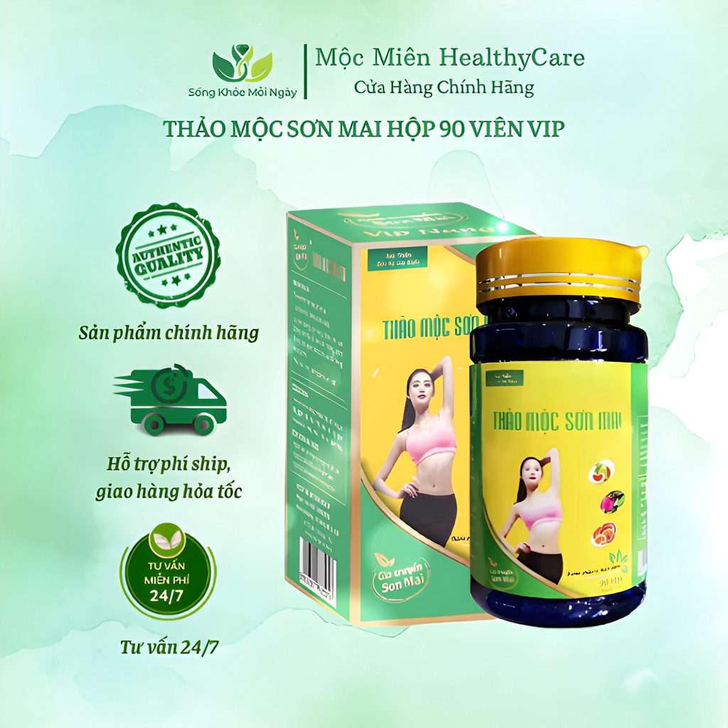 Thảo mộc Giảm cân Sơn Mai 30 ngày 90 viên