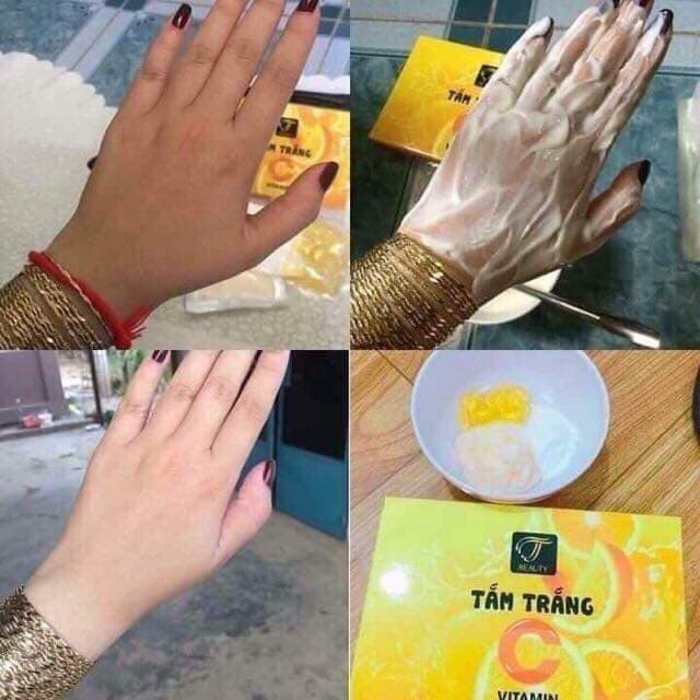 tắm trắng vitamin C