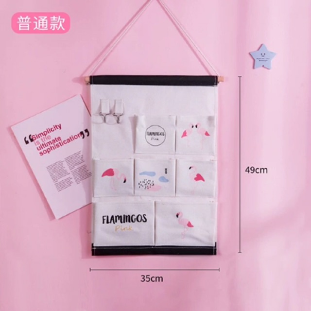 GIỎ- TÚI VẢI ĐỰNG ĐỒ. TẶNG KÈM MÓC DÍNH