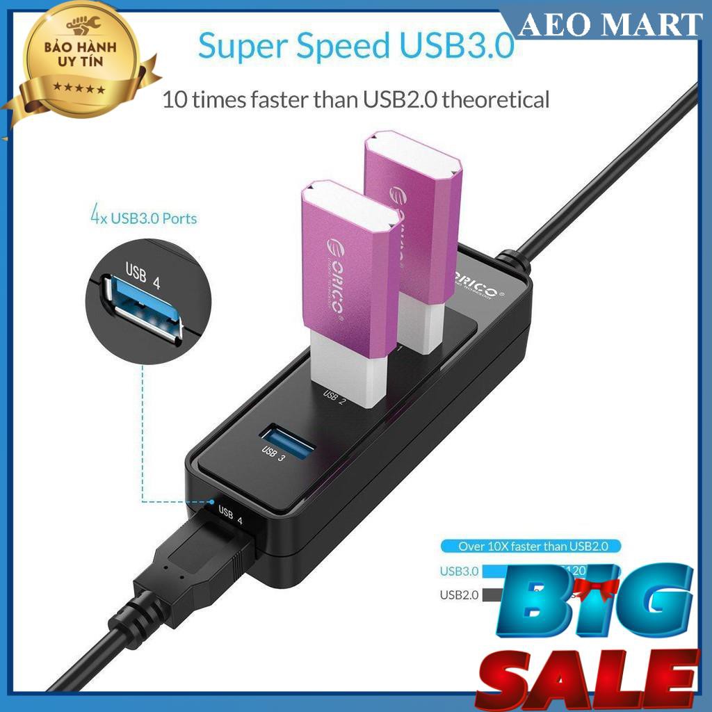 Big sale -  Đầu chia usb,Đầu chia 3 ổ USB ORICO tiện dụng - Tốc độ truyền, sạc nhanh