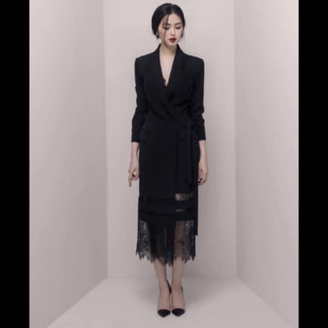 Váy lane jt ren siêu sang chảnh lịch sự#### váy áo lane jt dáng vest đen ################%%%%%%%%%%%