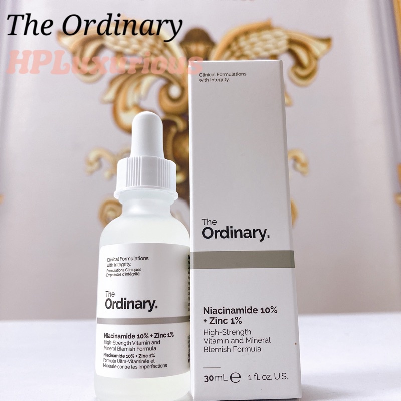 SERUM (Niacinamide10%+Zinc1%) ngừa mụn ,se khít, sáng da The Ordinary 30ml | BigBuy360 - bigbuy360.vn