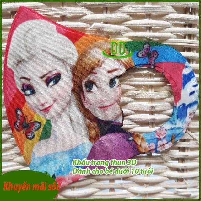 COMBO 5 Khẩu Trang Hoạt Hình 3D Cho Bé Cực Cute | BigBuy360 - bigbuy360.vn