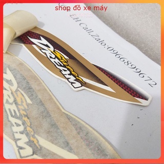 Tem xe DREAM ( tem gắn yếm xe super DREAM) .