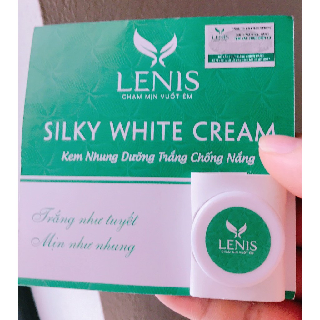 Kem dưỡng trắng da mặt nâng tone da Silky White Cream Mini 5ml - Kem Nhung dưỡng trắng chống nắng nâng tone cho da mặt