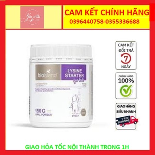 [CHÍNH HÃNG] Bột Bioisland Lysine Úc_ 150g Tăng Chiều Cao Cho Bé DATE 2024
