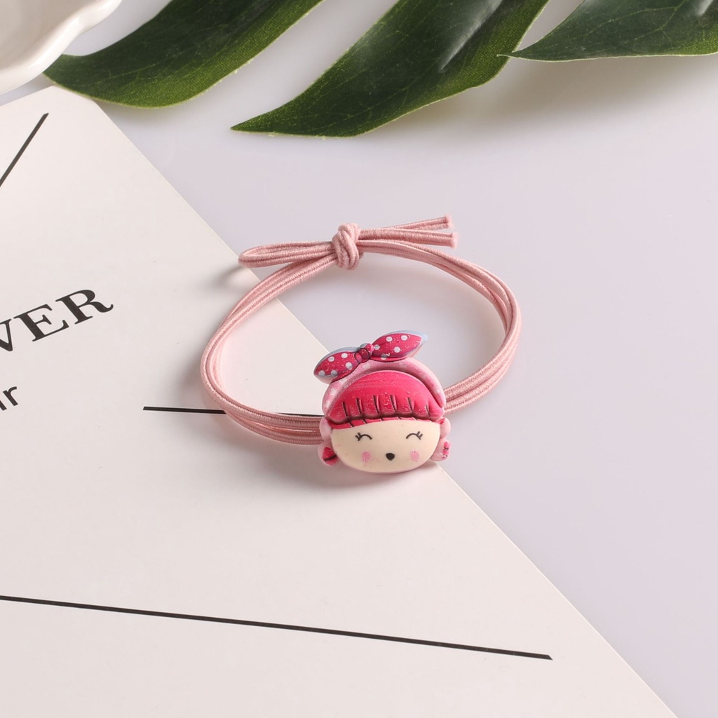 Dây buộc tóc cô gái cute