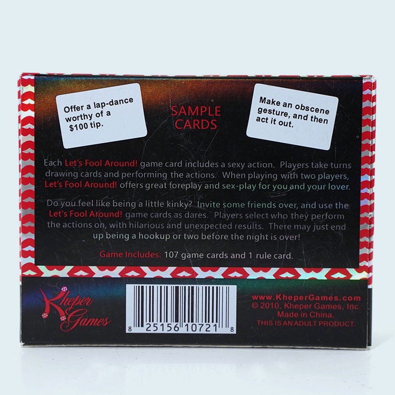 Couples Game Let's Fool Around! Card Game