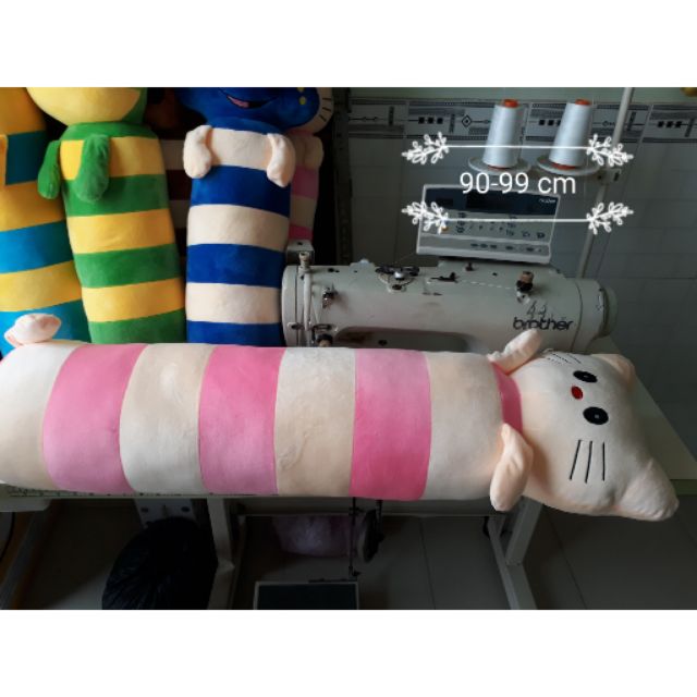 Gối ôm thú bông mèo kitty size 1m