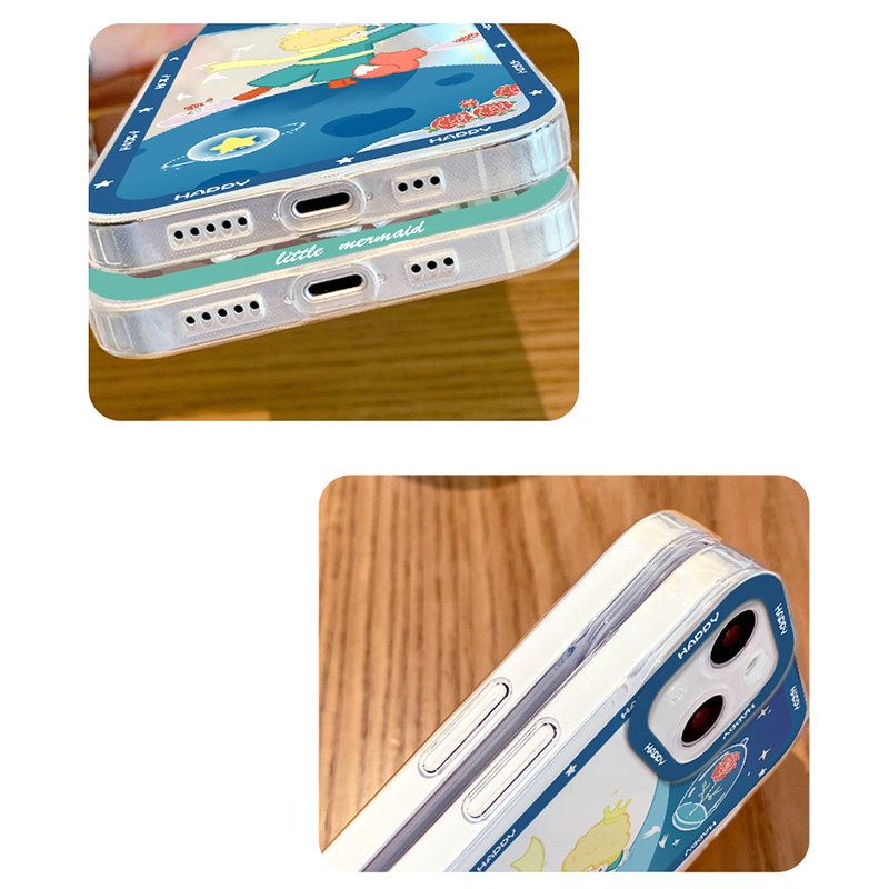 Ốp Điện Thoại Mềm In Hình Nàng Tiên Cá Cho iPhone 13 12 Mini 11 Pro X XR XS Max SE 2020 6 6S 7 8 Plus