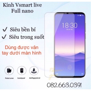 Dán Cường Lực Nano Dẻo Vsmart Live (hàng có sẵn)